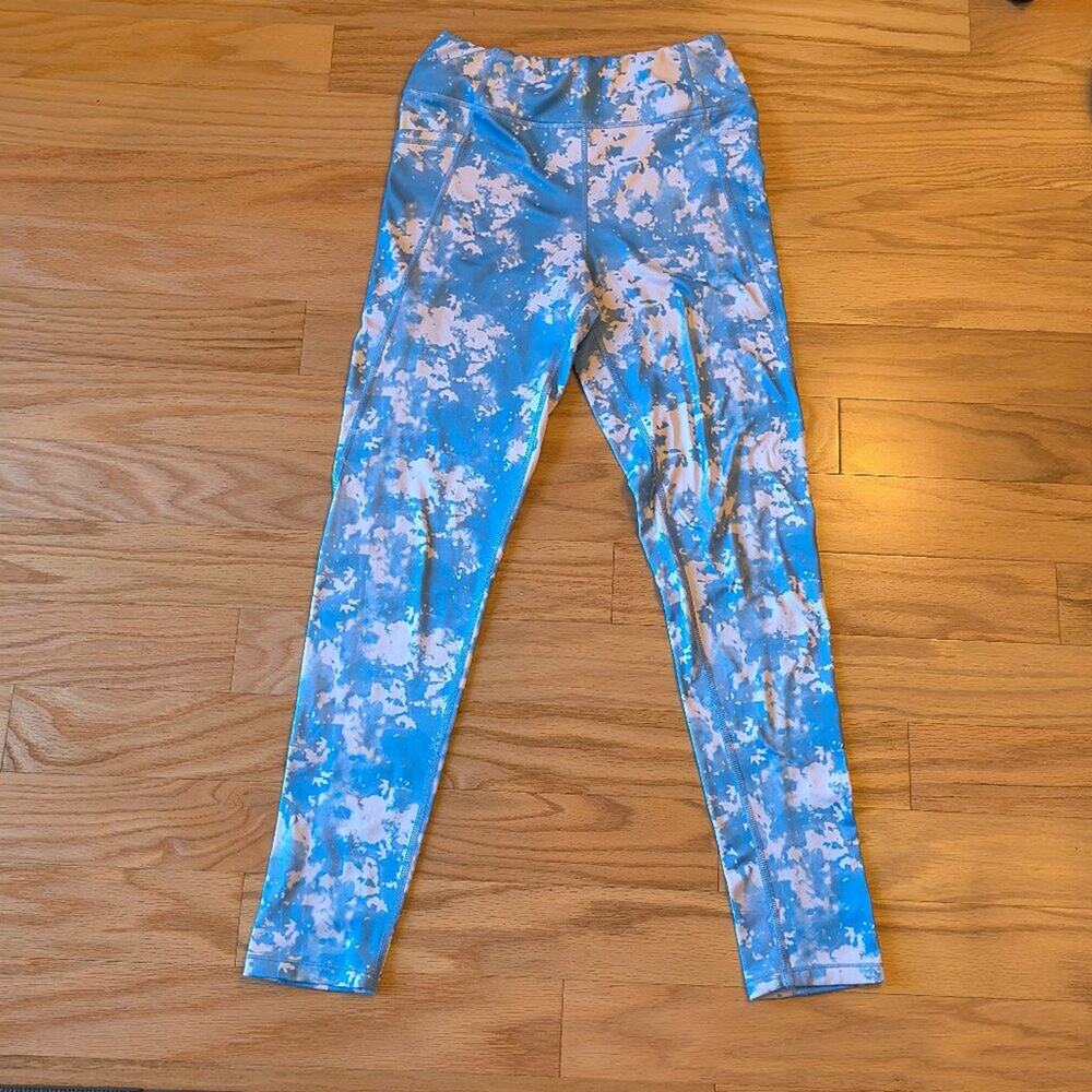 Vineyard Vines, Cloud Cover Tights, Girls Size XL (18) GU